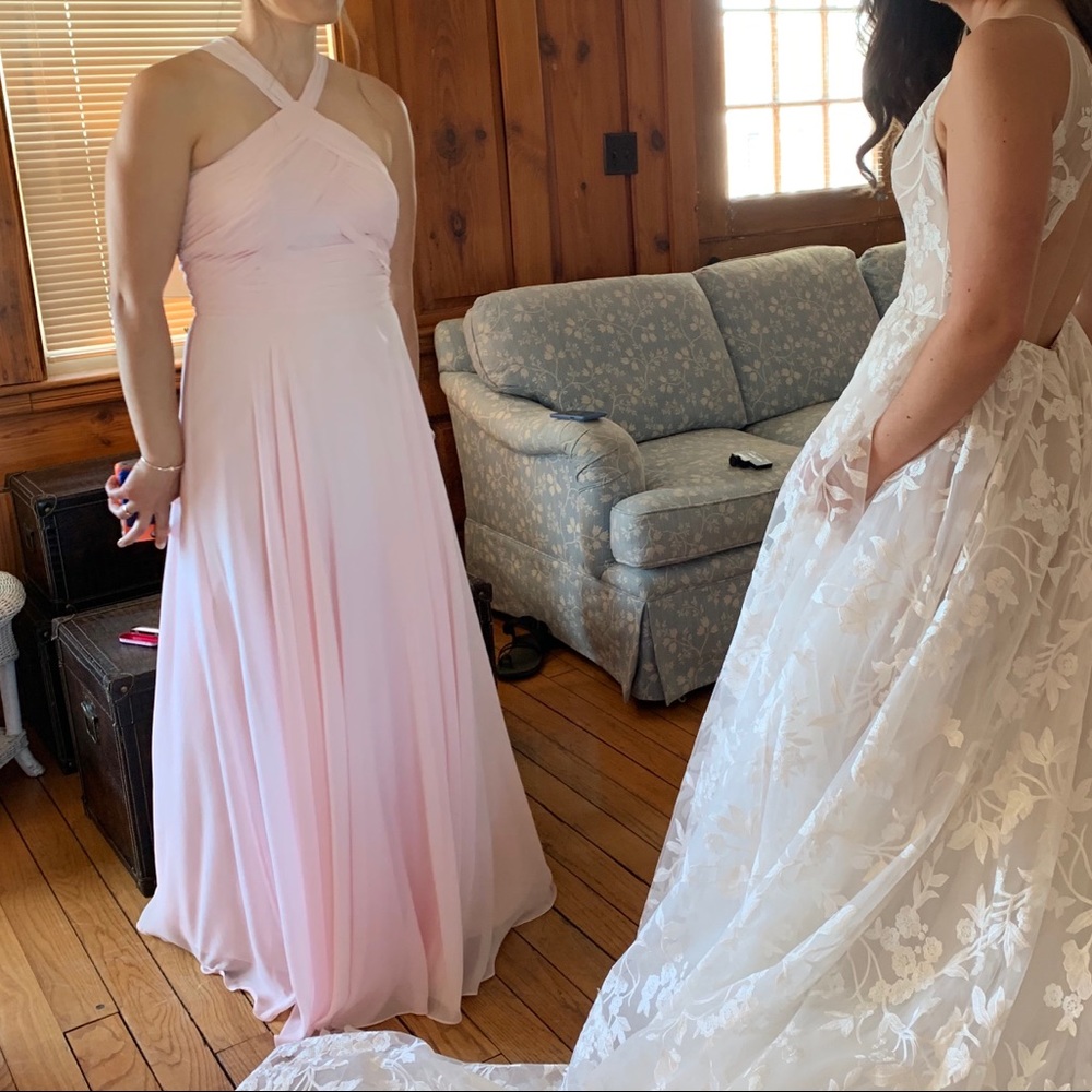 Brideside blush shonda bridesmaid dress. Size 4. - Picture 2 of 6